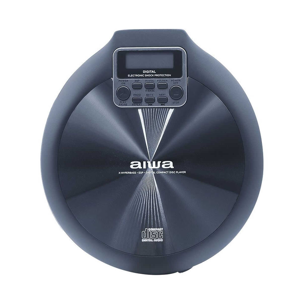 Riproduttore CD/MP3 Aiwa PCD-810BK Portatile Nero 3 S9913738_1