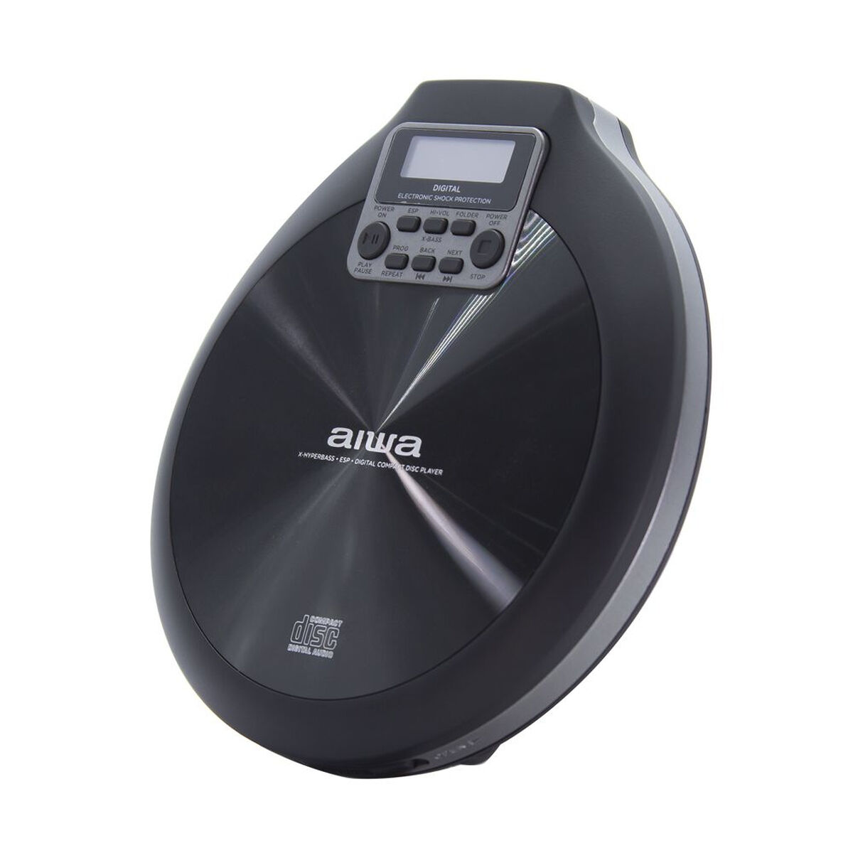 Riproduttore CD/MP3 Aiwa PCD-810BK Portatile Nero 4 S9913738_2
