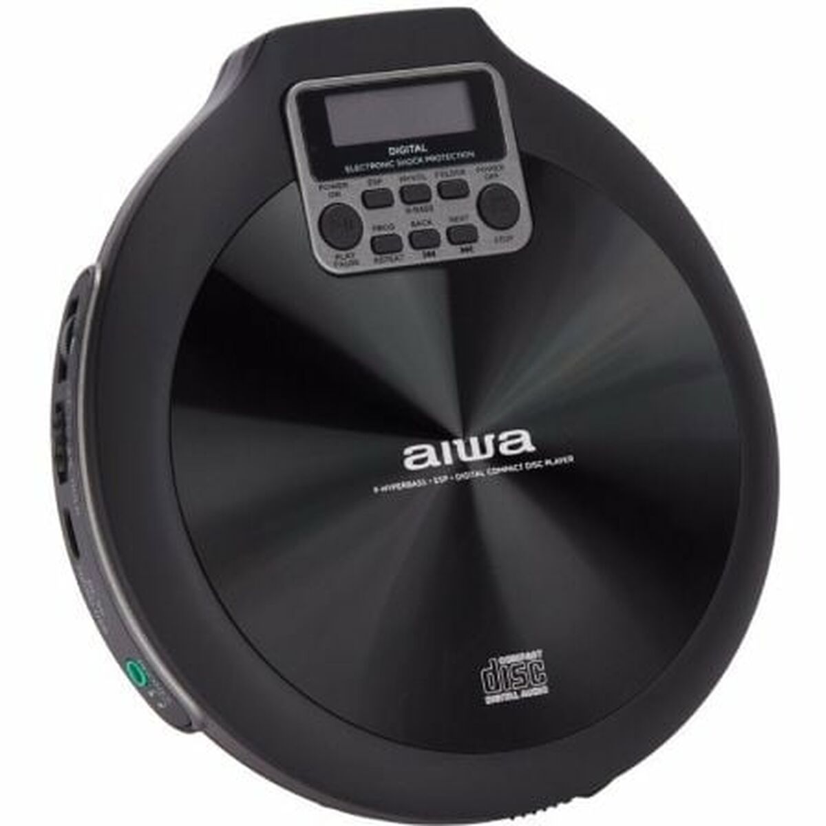 Riproduttore CD/MP3 Aiwa PCD-810BK Portatile Nero 2 S9913738_0