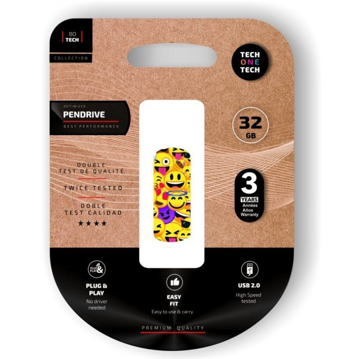 Memoria USB Tech One Tech Emoji collage 32 GB 2 S9907663_0