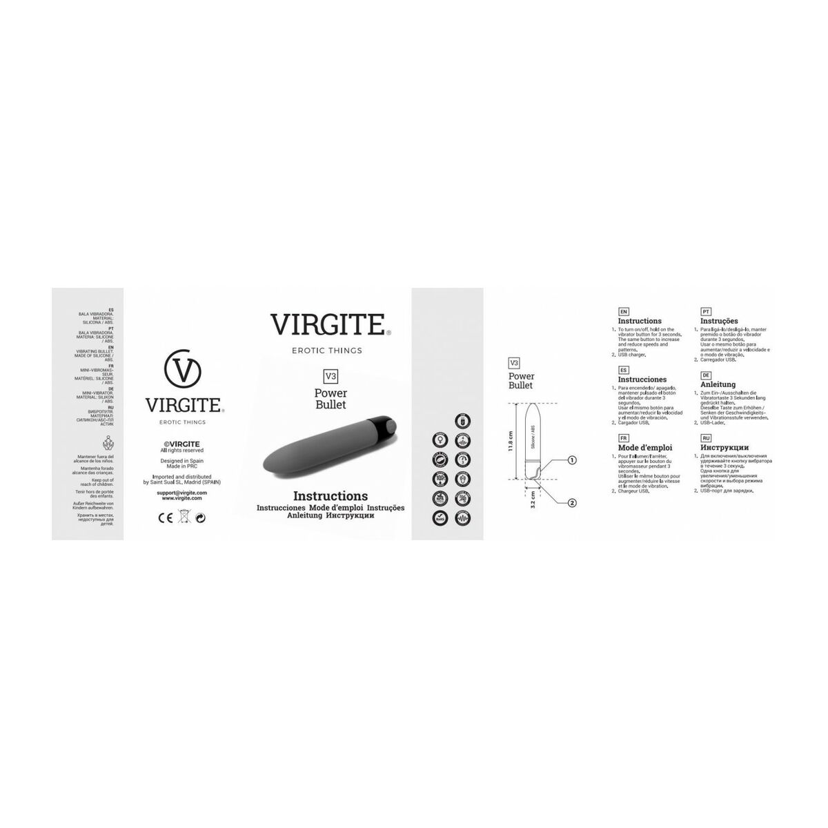 Vibratore Mini Virgite Viola 6 M0403775_4