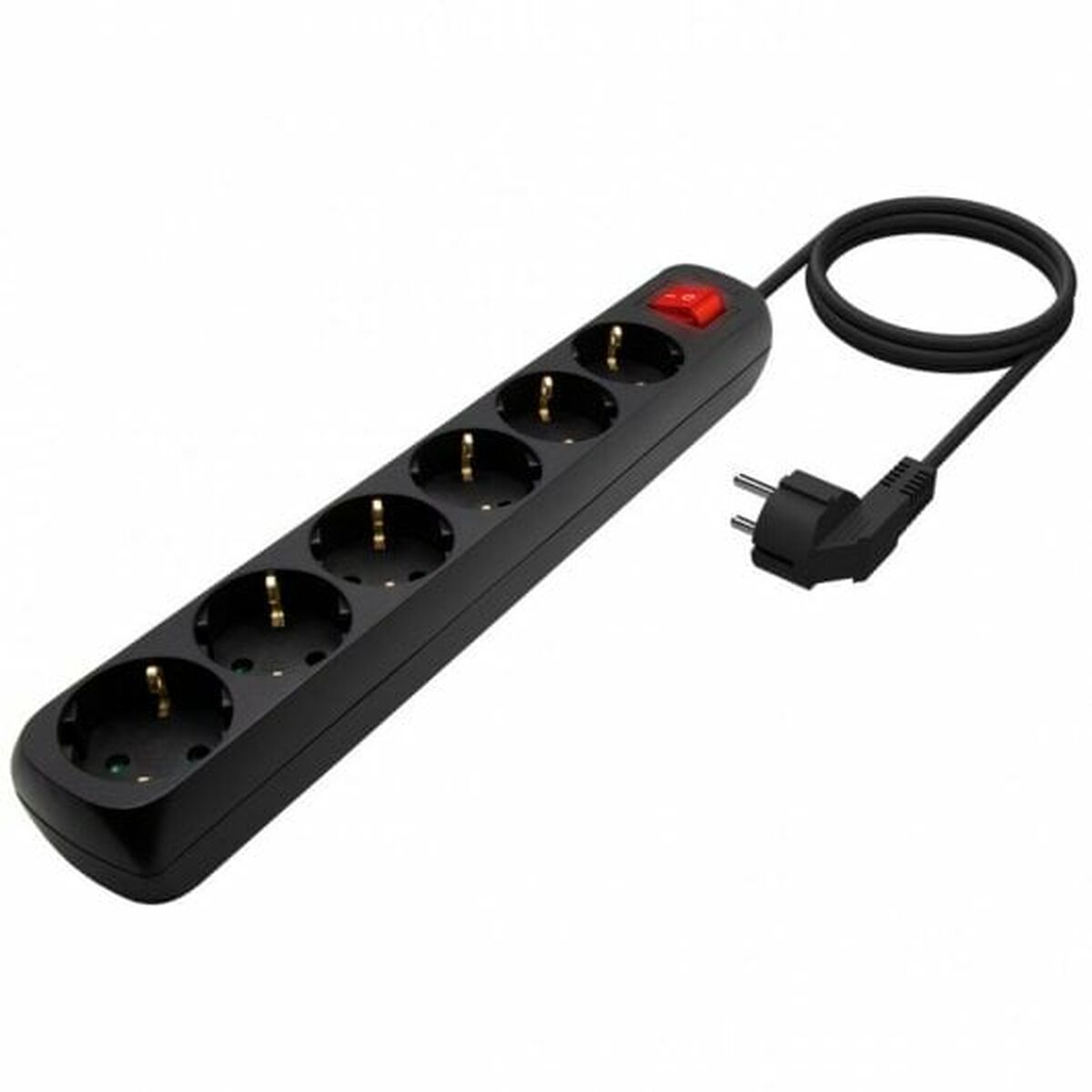 Multipresa 6 Prese con Interruttore Aisens A154-0536 Nero (1,4 m) 4 S9901035_2