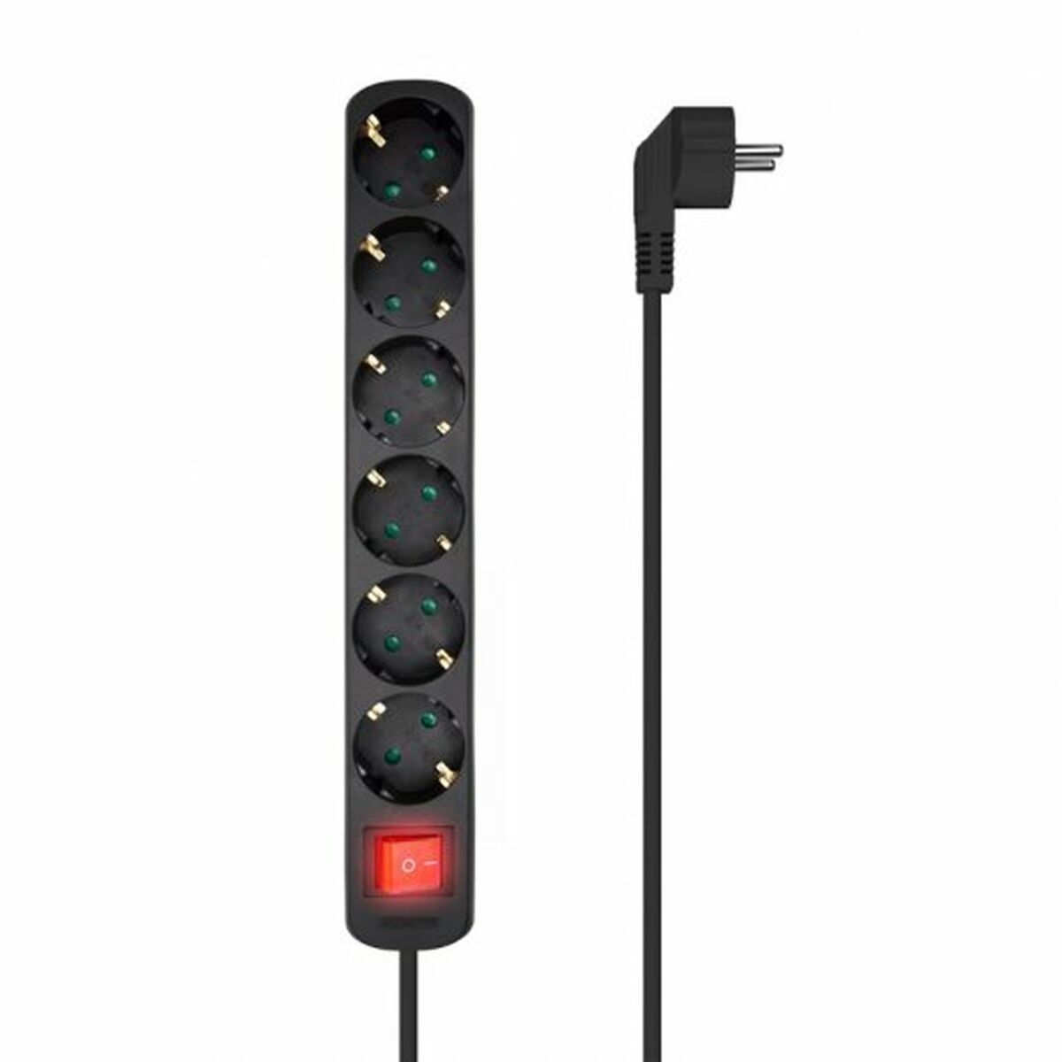 Multipresa 6 Prese con Interruttore Aisens A154-0536 Nero (1,4 m) 5 S9901035_3