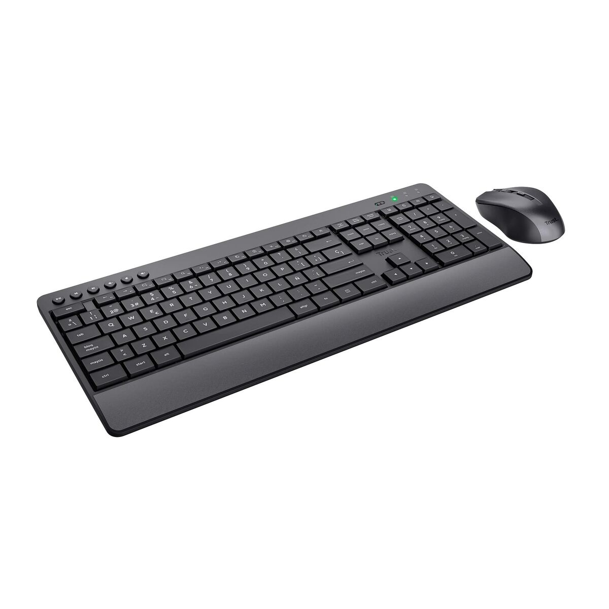 Tastiera e Mouse Trust Trezo Nero Qwerty in Spagnolo 4 S9910546_2