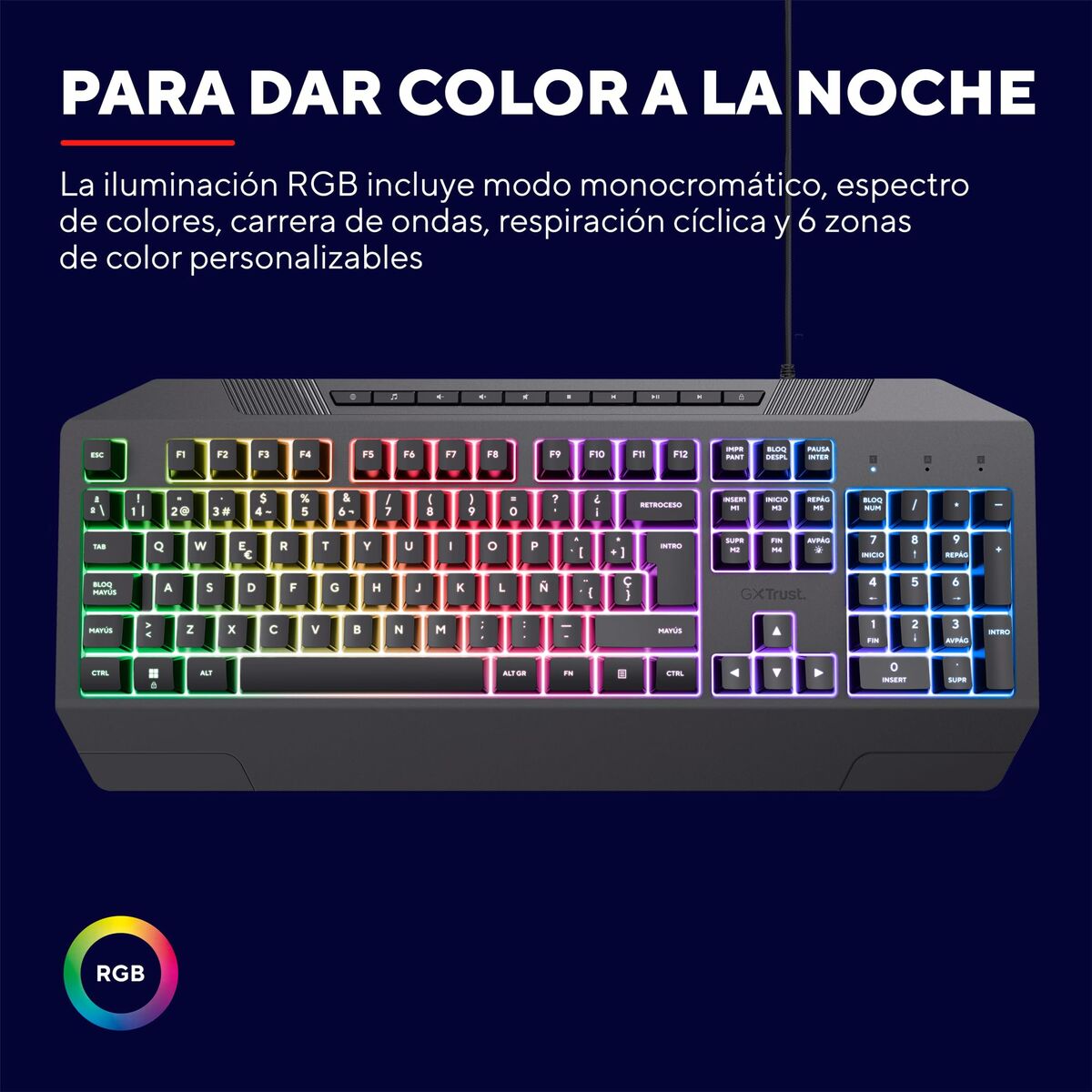 Tastiera Trust 24998 Nero 6 S9908131_4