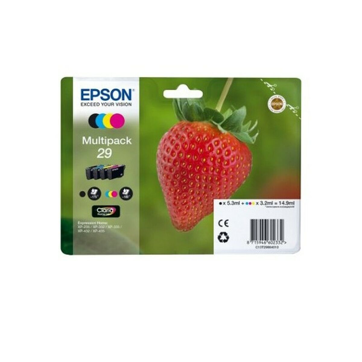Cartuccia ad Inchiostro Originale Epson Multipack 29 Giallo Nero Ciano Magenta 2 S7134350_0