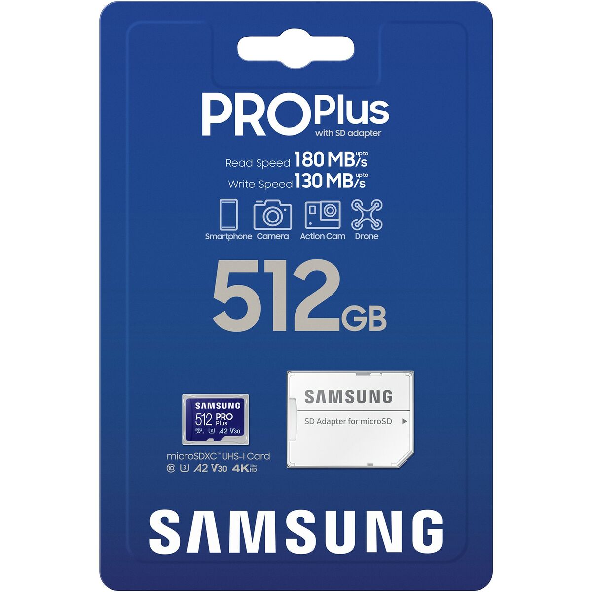 Scheda Micro SD Samsung MB-MD512SA/EU 512 GB 30 S9912575_28