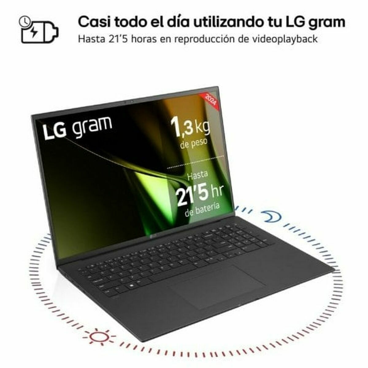 Laptop LG 17Z90S-G.AD7BB 17" 16 GB RAM 512 GB SSD Qwerty in Spagnolo 6 S5631715_4