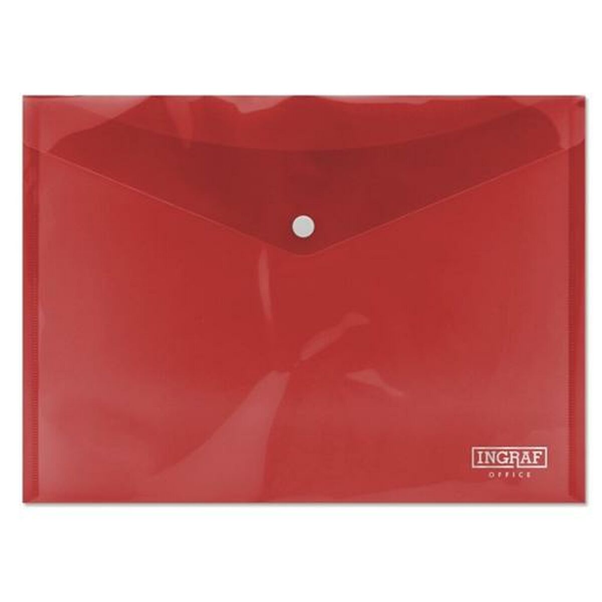 Portadocumenti Ingraf Plastica Rosso Spilla A4 (10 Unità) 4 S8422081_2