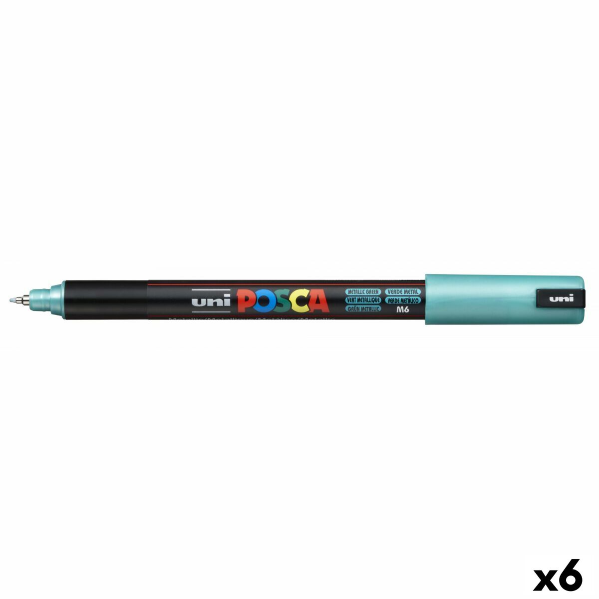 Pennarello POSCA PC-1MR in metallo Verde (6 Unità) 2 S8422678_0