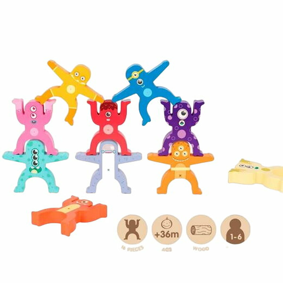 Gioco educativo Milan Aliens Tower 16 Pezzi 8 S8428913_6