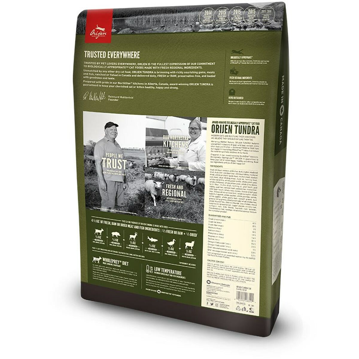 Cibo per gatti Orijen Tundra Adulto Anatra Cinghiale 1,8 kg 3 S9110884_1