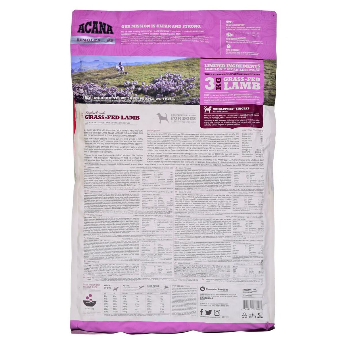 mangime Acana Grass-Fed Adulto Agnello Vegetale 6 Kg 4 S9109505_2