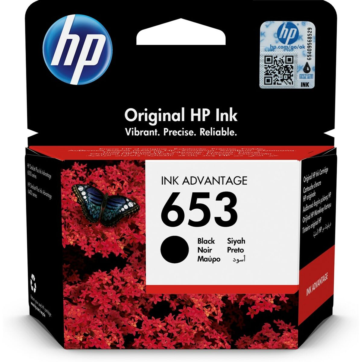 Cartuccia ad Inchiostro Originale HP 653 Nero 2 S9128093_0