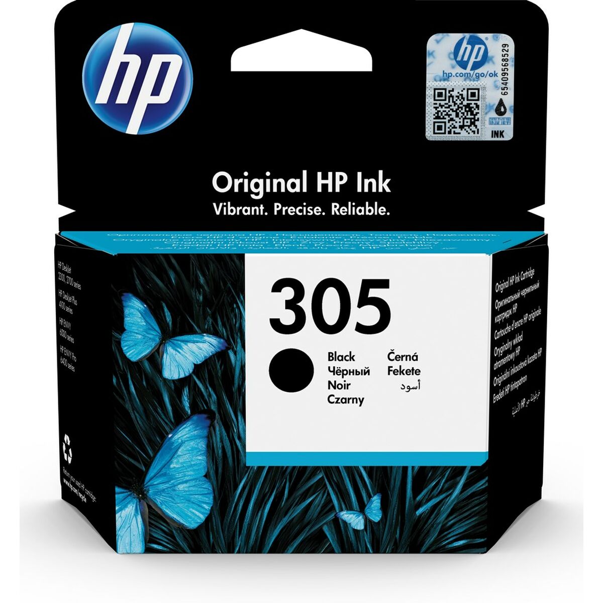 Cartuccia ad Inchiostro Originale HP 305 Nero 2 S9128089_0