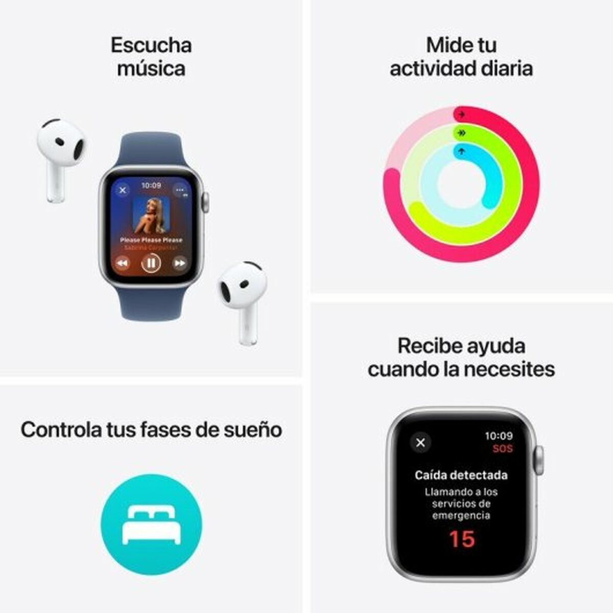 Smartwatch Apple MXEA3QL/A Azzurro 40 mm 4 S9913863_2