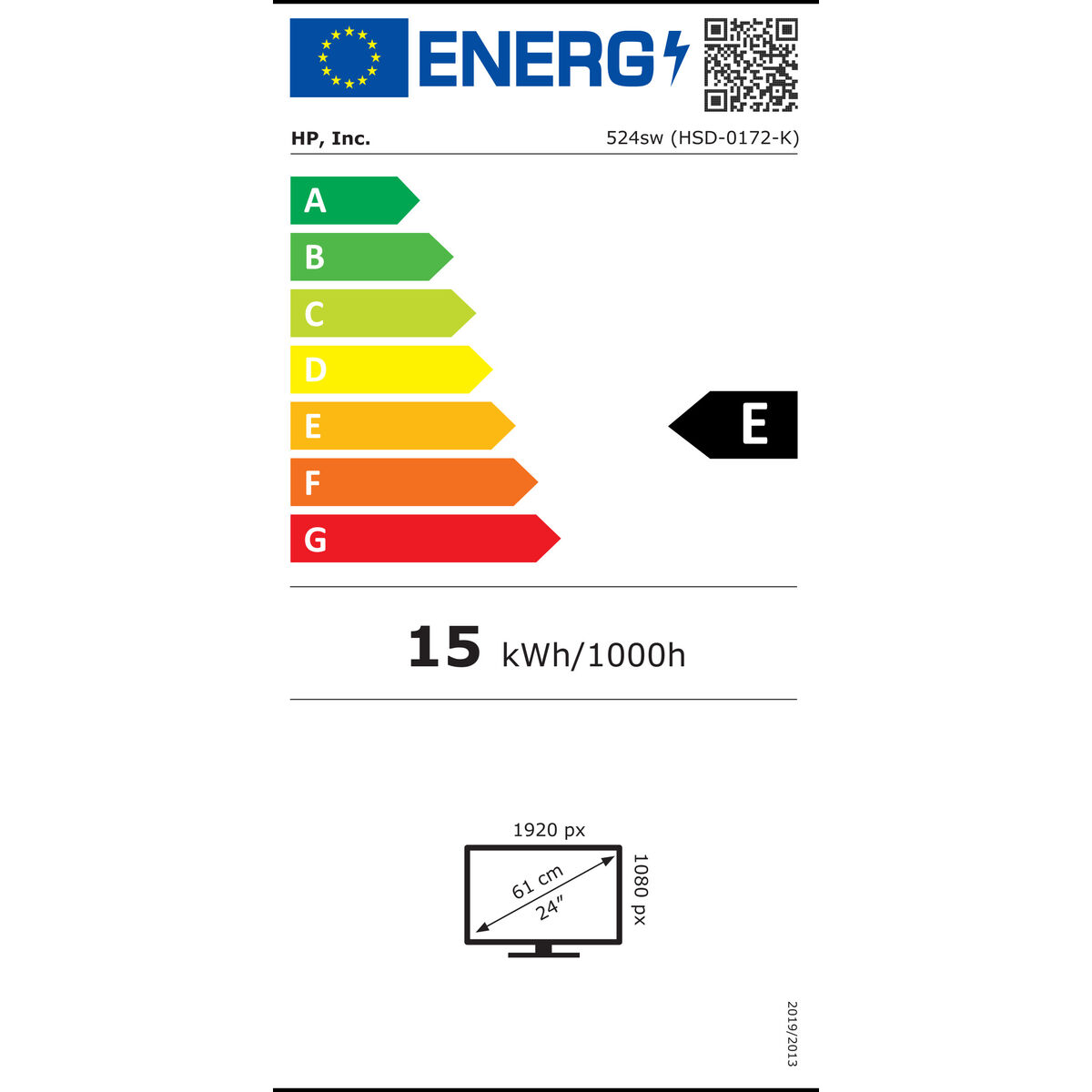 Monitor HP 94C21E9#ABB Full HD 23,8" 100 Hz 50 - 60 Hz 13 S91104760_11