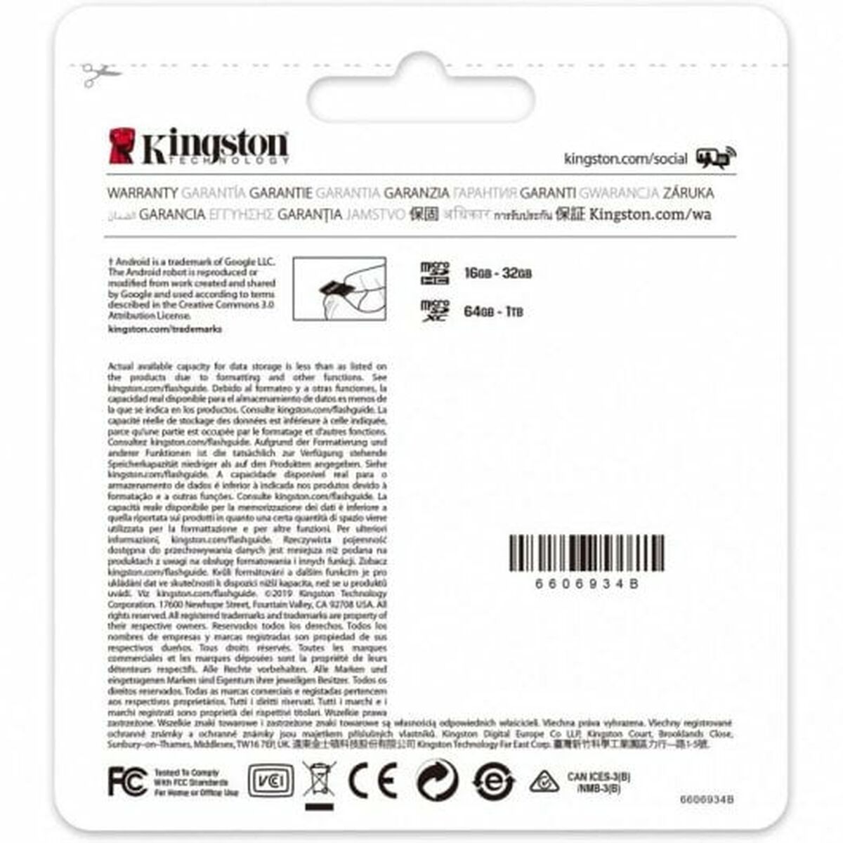 Scheda Di Memoria Micro SD con Adattatore Kingston Canvas Select Plus 128 GB 5 S9122491_3