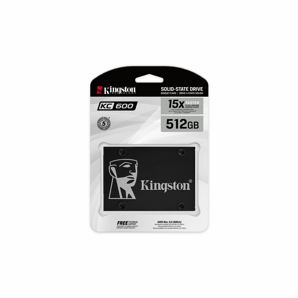 Hard Disk Kingston SKC600/1024G 1 TB SSD 5 S9904305_3