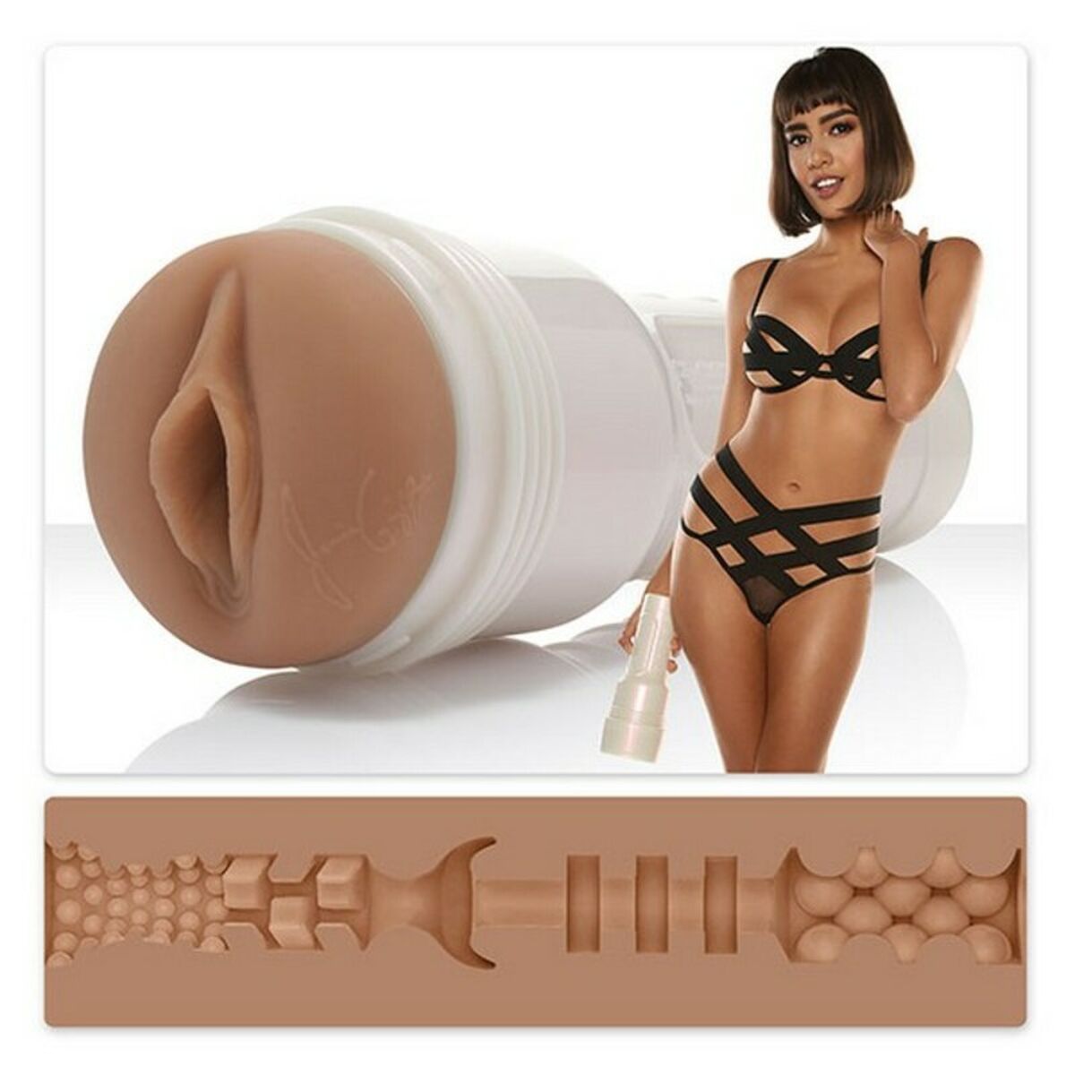 Masturbatore Fleshlight Janice Griffith Eden Naturale 2 M0401772_0