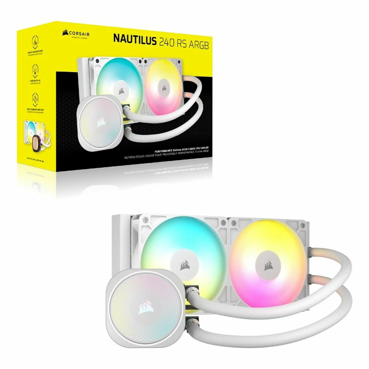 Kit di Refrigerazione Liquida Corsair NAUTILUS 240 RS ARGB 12 S91110341_10