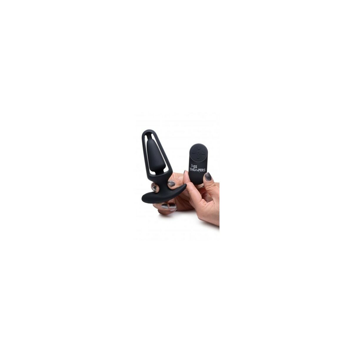 Vibratore Anale XR Nero Silicone 3 M0402589_1