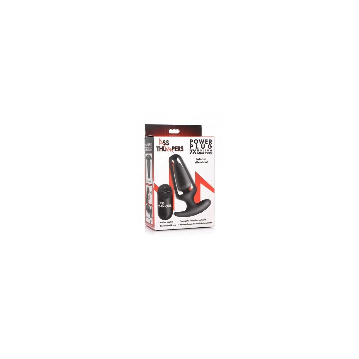 Vibratore Anale XR Nero Silicone 8 M0402589_6