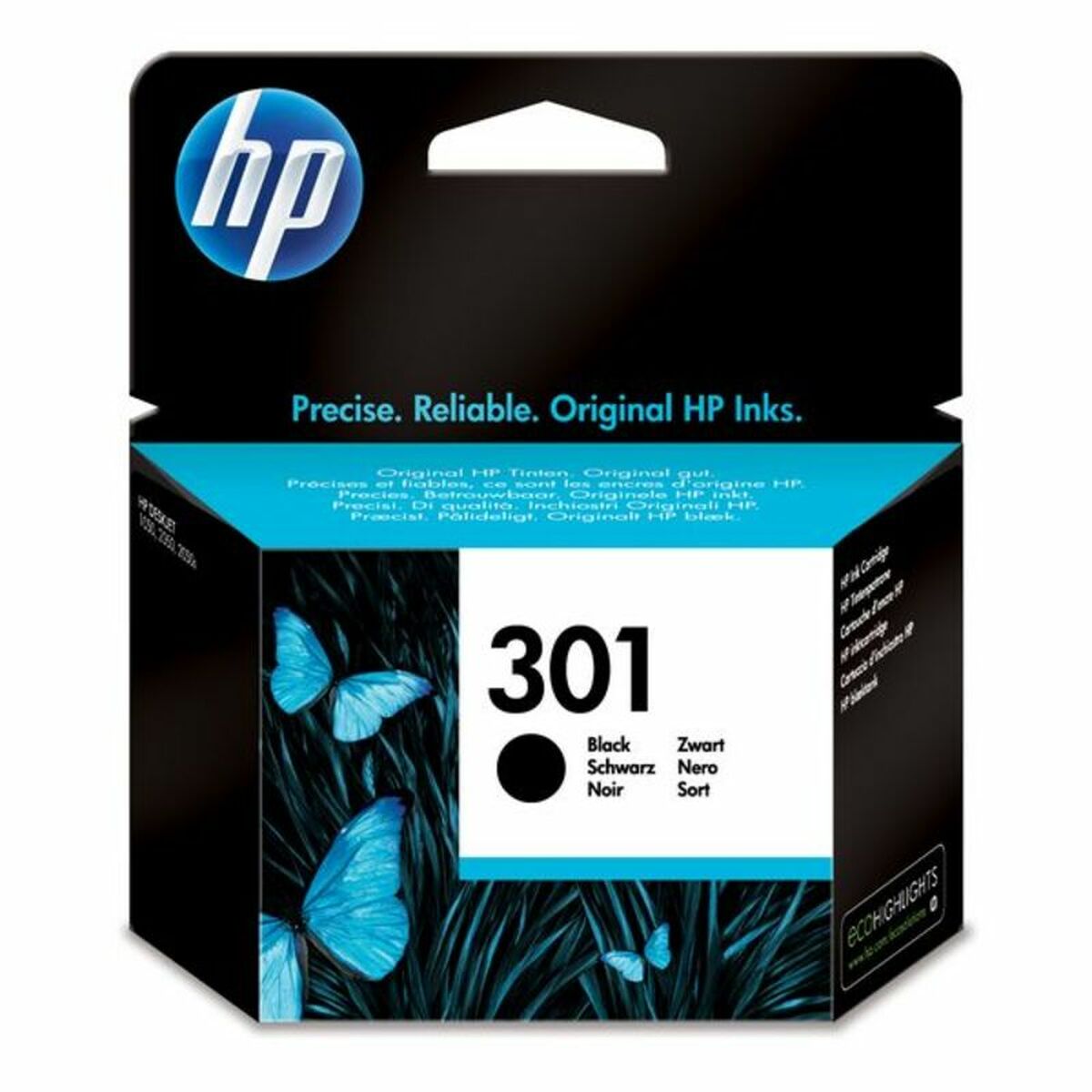 Cartuccia ad Inchiostro Originale HP 301 Nero 3 S9113592_1