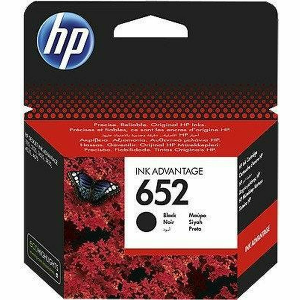 Cartuccia ad Inchiostro Originale HP 652 Nero 2 S9113614_0