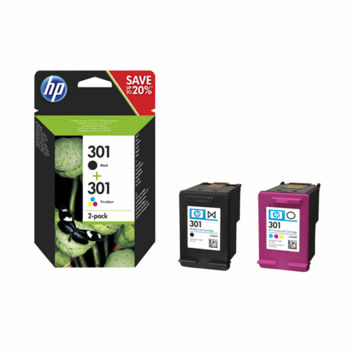 Cartuccia ad Inchiostro Originale HP N9J72AE#301 Ciano 3 S9913004_1