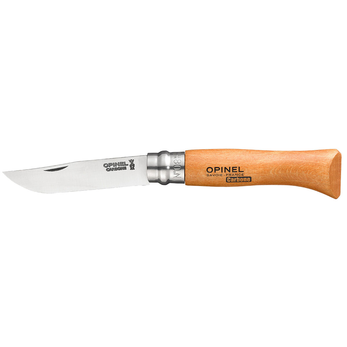 Coltello a serramanico Opinel nº8 Acciaio al carbonio legno di faggio 8,5 cm 2 S7924810_0