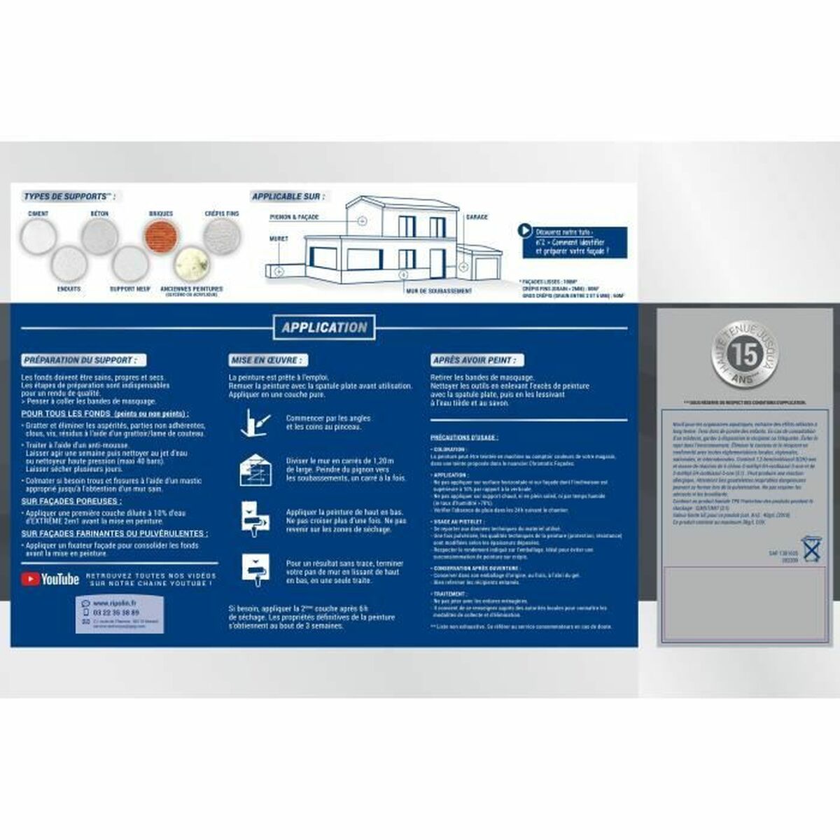 Vernice di Fondo Ripolin Mat 10 L 7 S71014507_5