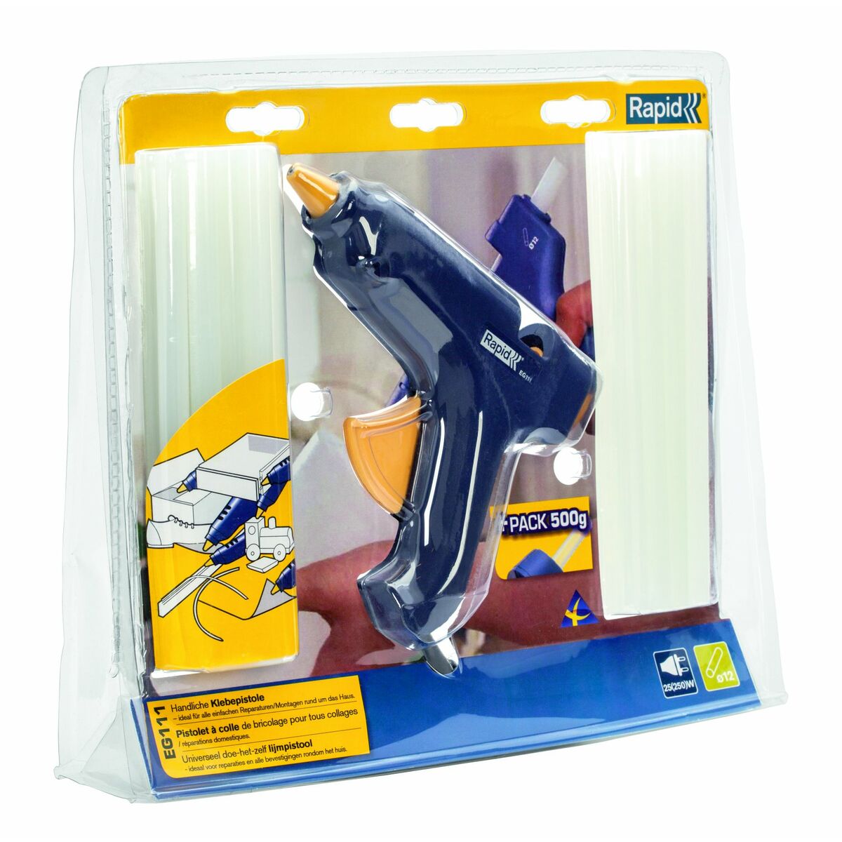 Pistola per colla Rapid Plus Pack eg111 4 S7918106_2