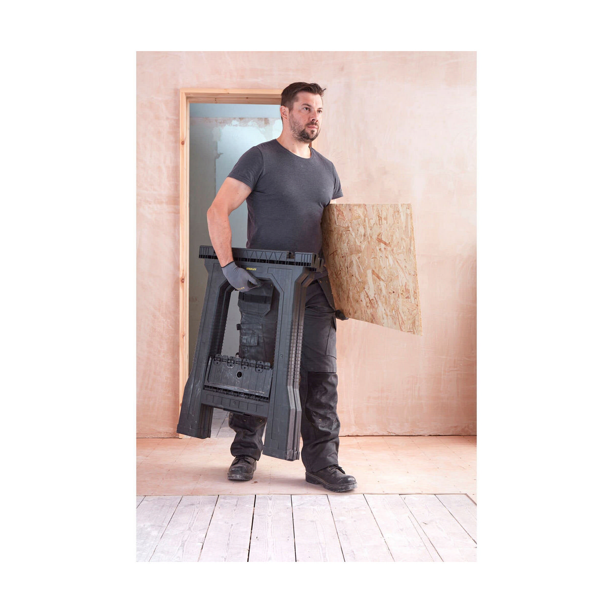 Cavalletto Stanley STST1-70355 58,1 x 81,8 x 12,6 cm Nero 10 S7914434_8