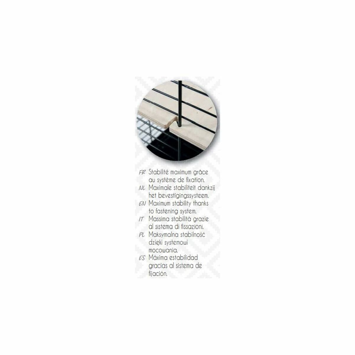 Gabbia Zolux 78 cm Legno Metallo Plastica Metallo/Plastica (1 Pezzi) 9 S9111870_7