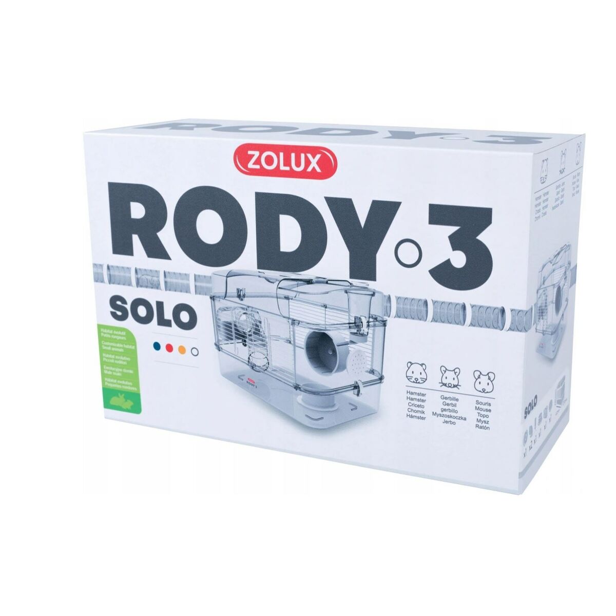 Gabbia Zolux RODY3 Metallo Plastica 41 x 28 x 24,7 cm (1 Pezzi) 3 S9111879_1