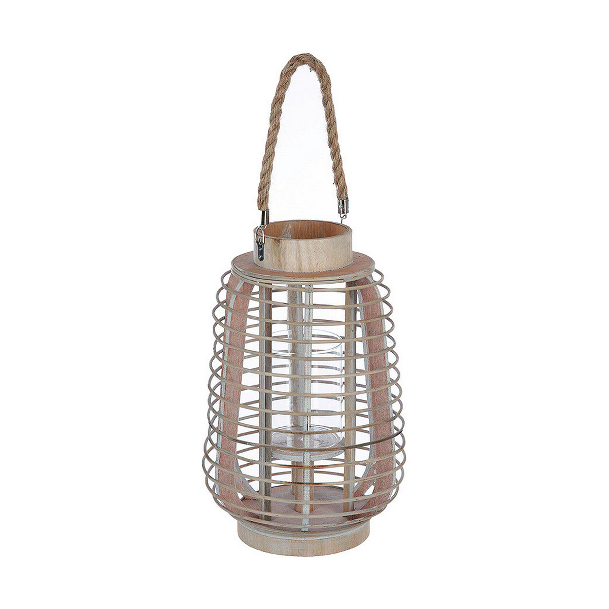 Lanterna Atmosphera Portacandele Rattan (33 x 22 cm) 2 S7908577_0