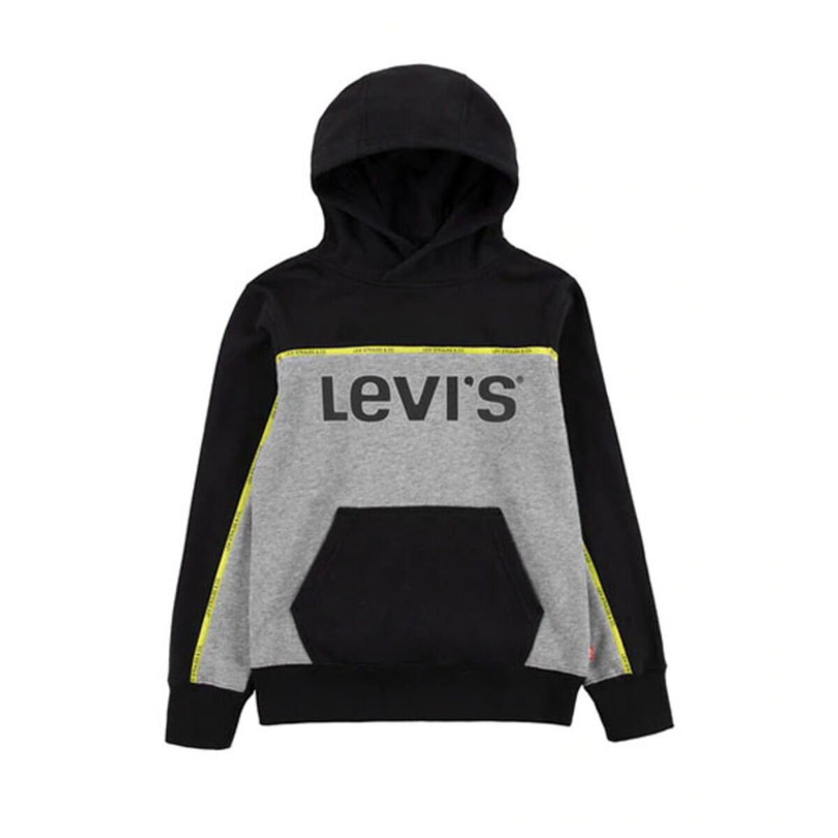 Felpa con Cappuccio Bambino Levi's PULL OVER HOODY 9EB915 Grigio 2 S2013087_0