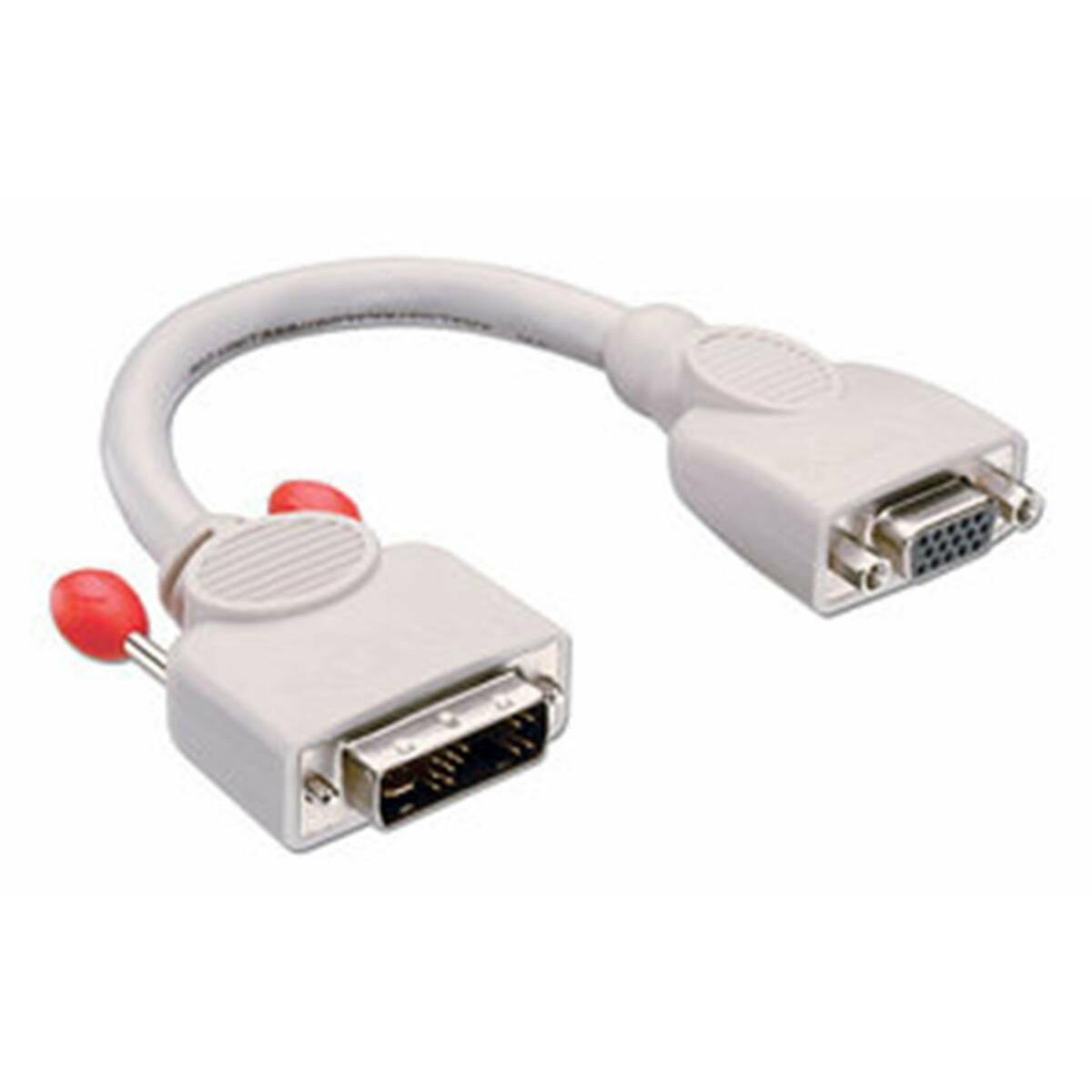 Adattatore DVI LINDY 41222 Grigio Bianco 2 S7716773_0