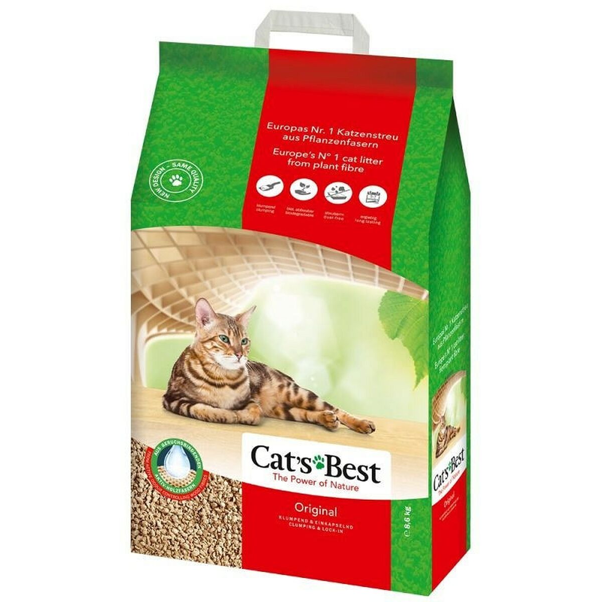 Sabbia per Gatti Cat's Best EcoPlus 20 L Beige 2 S91106542_0
