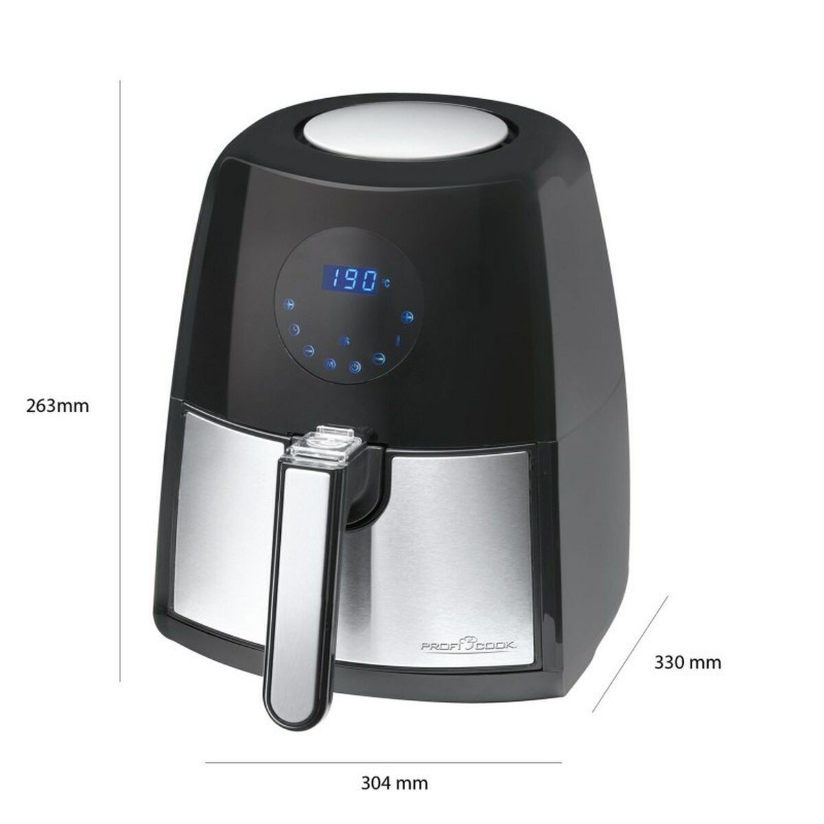 Friggitrice ad Aria Proficook PC-FR 1147 H Nero 1500 W 2,5 L 2 S9136212_0