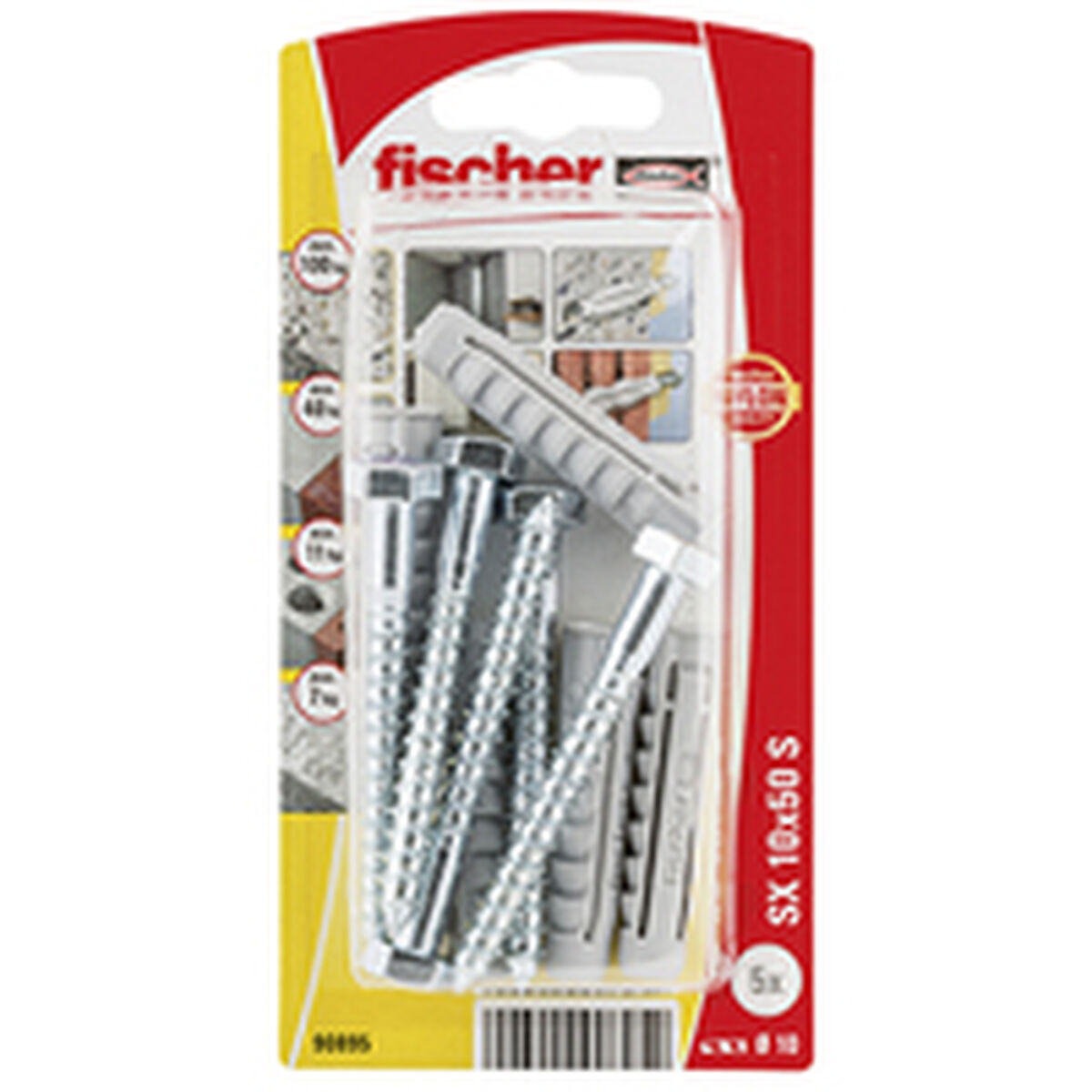 Dadi e viti Fischer 5 Dadi e viti (10 x 50 mm) 3 S7901948_1