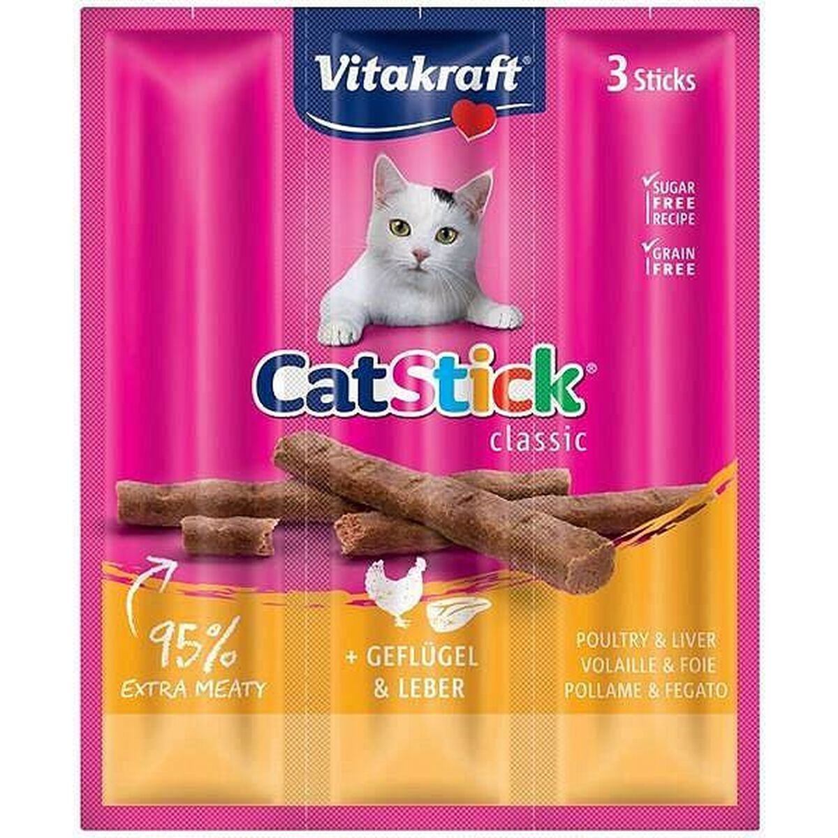 Spuntino per Cat Vitakraft CatStick Mini Uccelli 2 S9190435_0