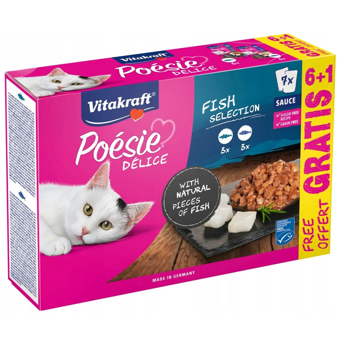 Cibo per gatti Vitakraft Poesie Delice Fish selection Pesce 2 S91107696_0