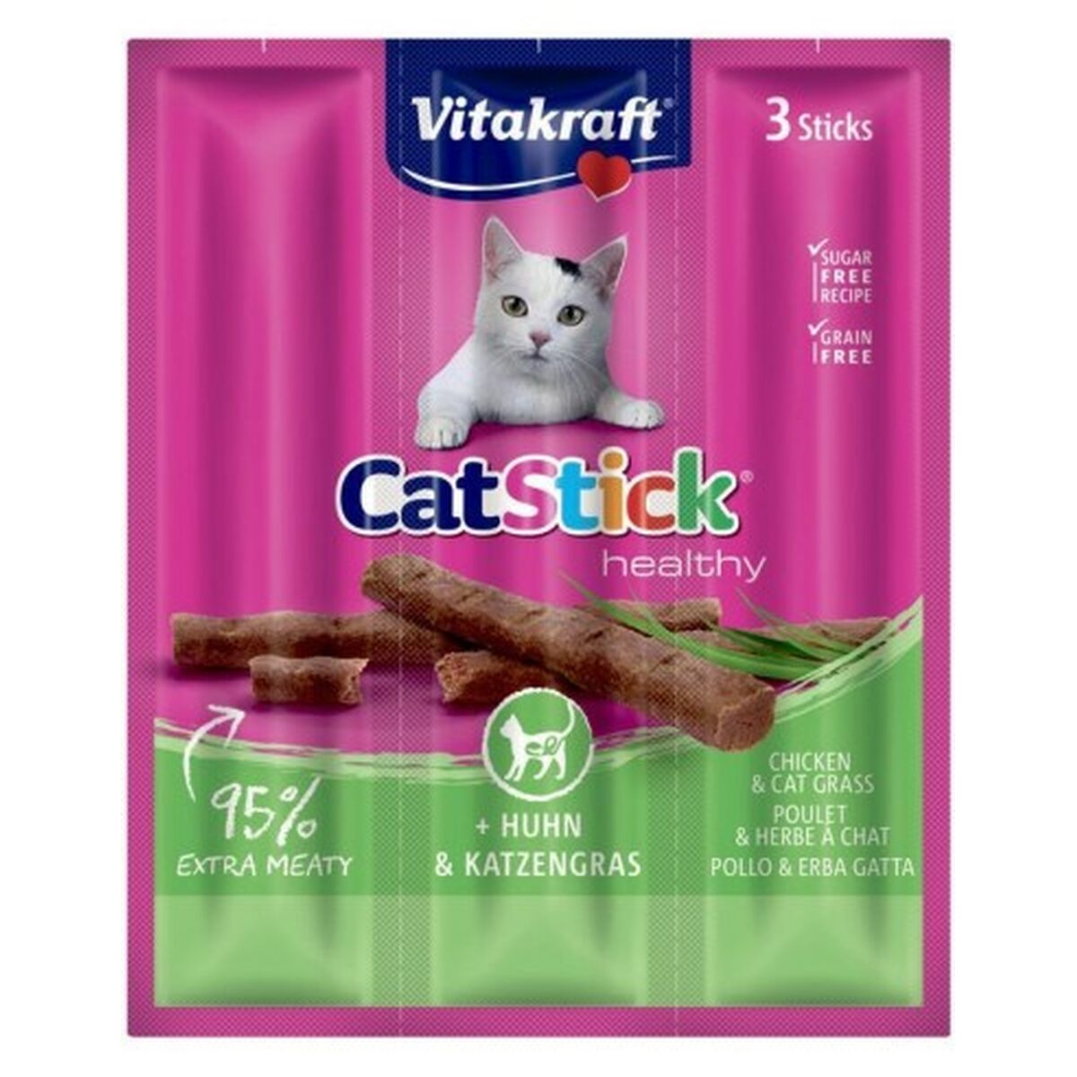 Spuntino per Cat Vitakraft CatStick Mini Pollo 2 S9190437_0