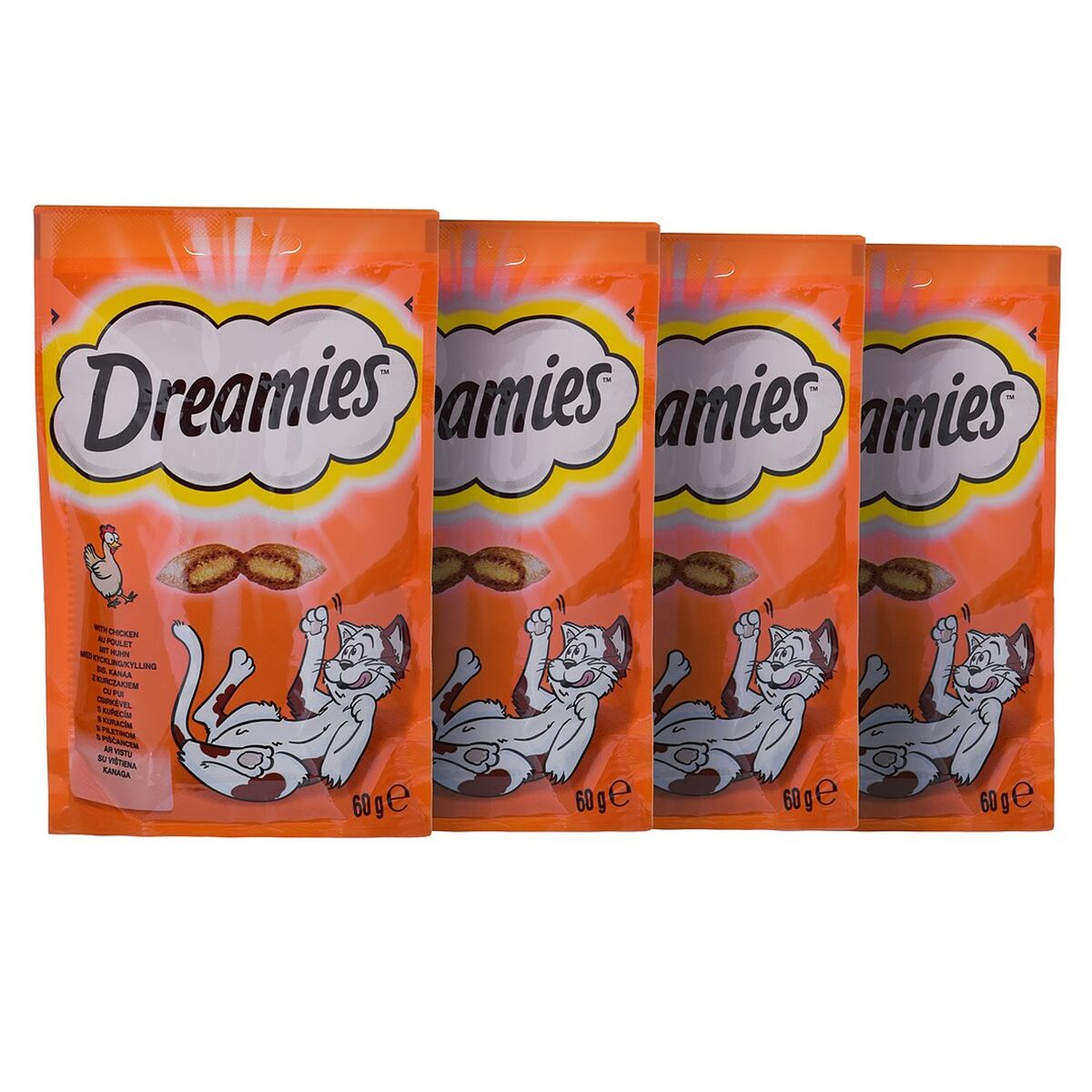 Spuntino per Cat Dreamies Variety 12 x 60 g Pollo Salmone Formaggio 3 S9124181_1