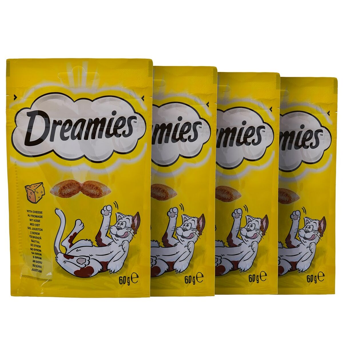 Spuntino per Cat Dreamies Variety 12 x 60 g Pollo Salmone Formaggio 4 S9124181_2