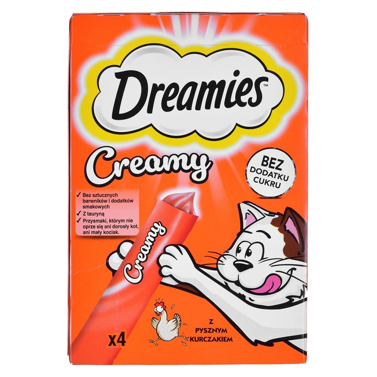 Spuntino per Cat Dreamies Creamy 4 x 10 g Pollo 2 S9108562_0