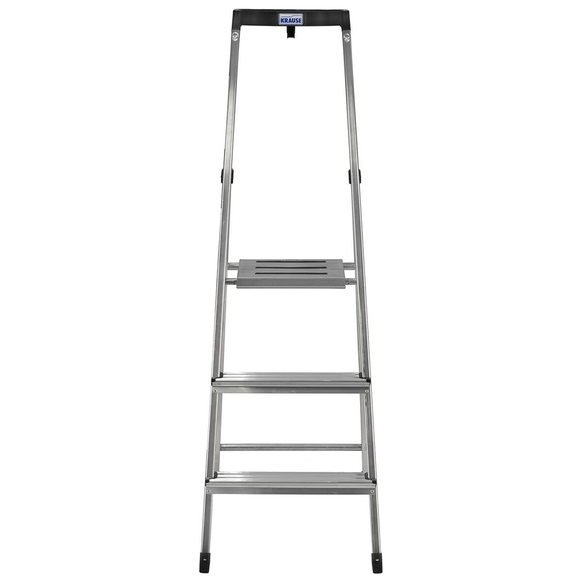 Scala Pieghevole a 3 Scalini Krause 126313 Argentato Alluminio 3 S9120940_1
