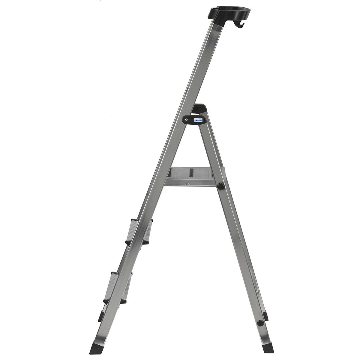 Scala Pieghevole a 3 Scalini Krause 126313 Argentato Alluminio 4 S9120940_2